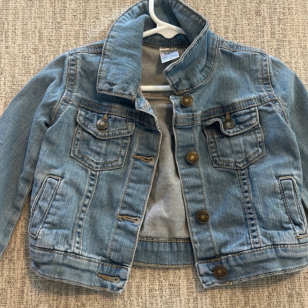 Carters baby girl jean jacket 24M
